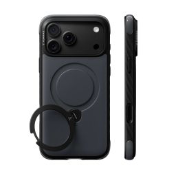 Torras Ostand Q3 Rugged case for iPhone 18 Pro Max Jet Black