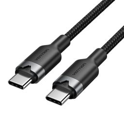 Vention USB 2.0 Type-C Male to Type-C Male 3A Cable 2m Black