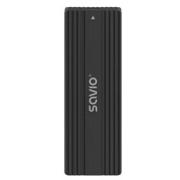 Savio AK-84 External M.2 SSD NVMe & NGFF enclosure Black