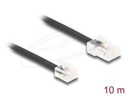 DeLock Telephone Cable RJ45 plug to RJ11 plug black 10m Black