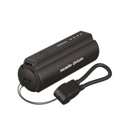 Mobile Origin Compact Flashlight 5000mAh PowerBank Black