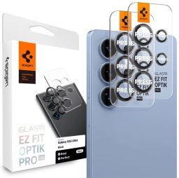 Spigen Glass tR EZ Fit Optik Pro HD 2 Pack Samsung Galaxy S25 Ultra Black
