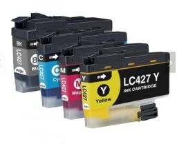 Utángyártott BROTHER LC427C Tintapatron Yellow 1.500 oldal kapacitás IK