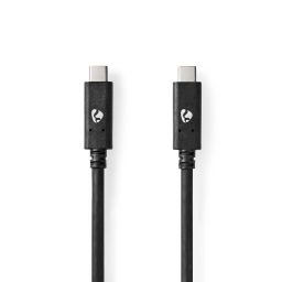 Nedis USB 3.2 Gen 2 USB-C Male to USB-C Cable 1m Black