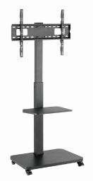 Gembird TVS-75S-02 TV floor stand with caster wheels 37