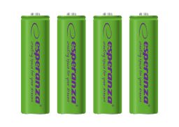 Esperanza 2000mAh AA Ni-MH akkumulátor 4db/csomag Green