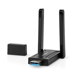Nedis Network Dongle Wi-Fi AC1200 Dual Band Black