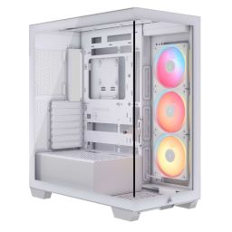Corsair 3500X LX-R RGB iCUE Link Tempered Glass White
