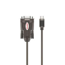 Unitek USB-C to Serial RS232 Cable 1,5m Transparent