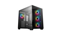DeepCool CG530 F4 Tempered Glass Black