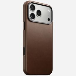 Nomad Traditional Leather Case for iPhone 17 Pro Max Brown