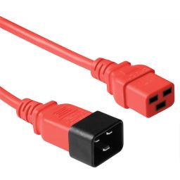 ACT Powercord C19 - C20 3m Red