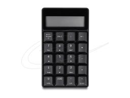 DeLock 2in1 Wireless Numeric Keypad Black