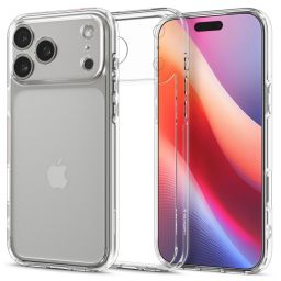 Spigen Ultra Hybrid case for iPhone 17 Pro Crystal Clear