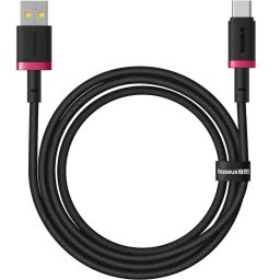 Baseus Dura Series 60W USB Type-A to Type-C Fast Charging cable 2m Black/Red