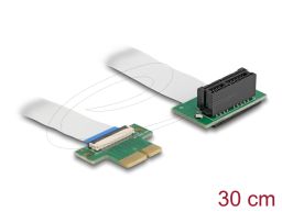 DeLock Riser Card PCI Express x1 male to x1 slot 90° angled with FPC cable 30 cm