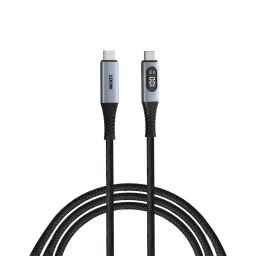 Verbatim Sync & Charge 100W Cable with Power Display 1,2m Black