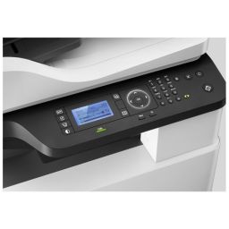 HP Lézer MFP NY/M/S HP LaserJet M443nda A3, fekete, 512MB, USB/Háló, A4 25lap/perc FF, 600x600dpi, Duplex, DADF