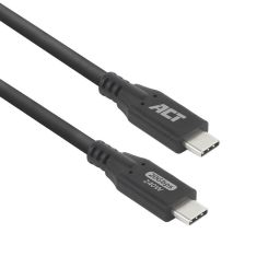 ACT USB-C to USB-C cable 0,5m Black