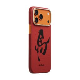 Pitaka Edge Case for iPhone 17 Pro Ink Horse Cinnabar