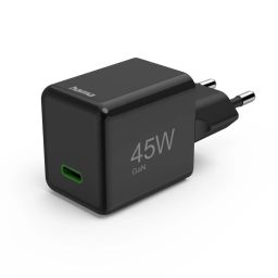 Hama Fast Charger GaN USB-C Super-Mini Charger PD 45W Black