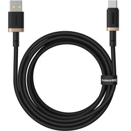 Baseus Dura Series 60W USB Type-A to Type-C Fast Charging cable 2m Black/Gold
