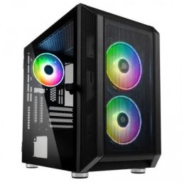 Kolink Citadel Mesh RGB mATX Edzett üveg Fekete