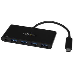Startech 4-portos USB3.0 HUB Black