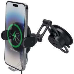 Spigen OneTap Universal Wireless Car Charger for Dashboard / Windshield Black