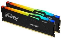 Kingston 64GB DDR5 5600MHz Kit(2x32GB) Fury Beast RGB Expo Black