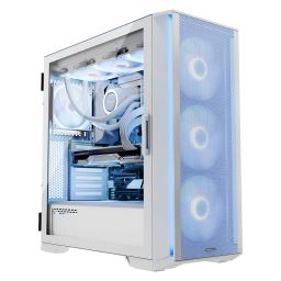 Modecom Horizon ARGB Flow Tempered Glass White