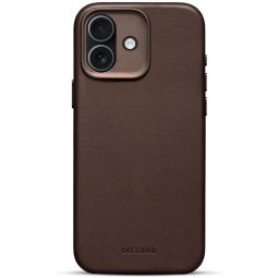 Decoded Decoded Leather Backcover iPhone 17 Chocolate Brown