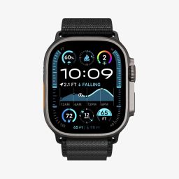 Spigen Fabric Band (hook) for Apple Watch 49mm/46mm/45mm/44mm Black