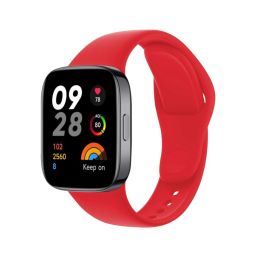 FIXED Silicone Strap for Xiaomi Redmi Watch 3, red