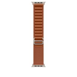 Apple Watch 49mm Loop: Large Alpine Loop Natural Titanium Finish Terra Cotta