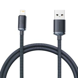 Baseus Crystal Shine USB-A Lightning Cable 1,2m Black