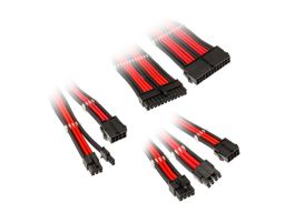 Kábel Modding Kolink Core Adept hosszabbító szett Fekete/Piros
