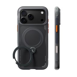 Torras Ostand Q3 Air case for iPhone 18 Pro Max Shadow Black