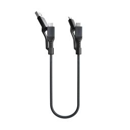 Nomad Universal Kevlar Cable USB-C 0,3m Carbide