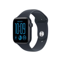 Apple Watch SE3 v2 Cellular 40mm Midnight Aluminium Case with Navy Blue Sport Band - M/L