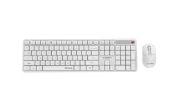 Gembird KBS-WMS-01-W Silent key Pro Business Wireless Keyboard Combo White US