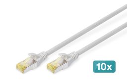 Digitus CAT6A S-FTP Patch Cable 5m Grey (10db)