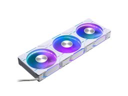 Ventilátor PHANTEKS D30 PWM reverse Airflow D-RGB L 12cm, 3 darabos Fehér