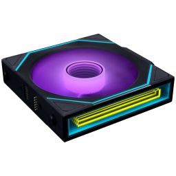 Ventilátor Lian Li UNI FAN SL-INF Vezeték Nélküli  ARGB, PWM - 120mm, Fekete