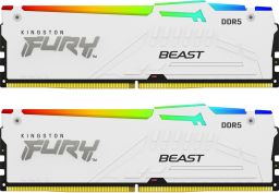 Kingston 16GB DDR5 5200MHz Kit(2x8GB) Fury Beast RGB White