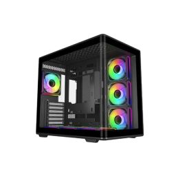 COOLER MASTER Ház ATX Elite 600 White 7*ARGB, Tápegység nélkül, fekete