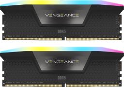 Corsair 64GB DDR5 6000MHz Kit(2x32GB) Vengeance RGB Black
