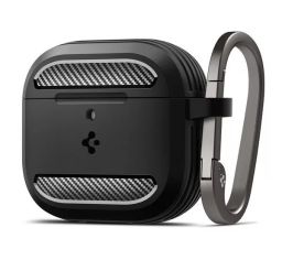 Spigen Rugged Armor AirPods 4 Matte Black