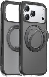 Torras Ostand O Air case for iPhone 17 Pro Obsidian Black