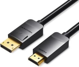 Vention Displayport to HDMI Cable 2m Black